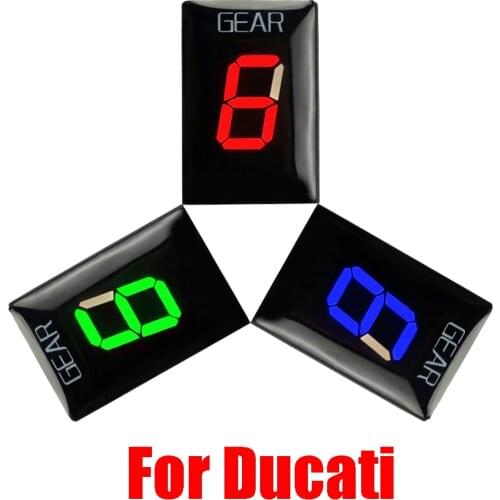 Motorcycle Gear Indicator For Ducati Cafe Racer Monster 696 795 796 797 821 1100 1200 1200s 1200r 1-6 Level Speed Gear Display
