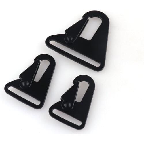 Swivel Black Clasp Dog Collar for Strap Webbing Lobster Clasp Belt Buckle Swivel Hook Purse Hook Key Ring Clip Dog Hook Handbag