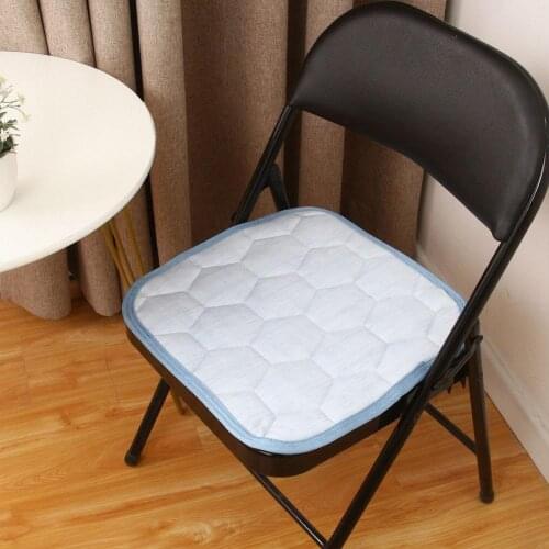 Cool Cushion Thin Easy to Install Ice-silk Pets Summer Cooling Mat for Summer Lightweight Summer Cushion Wooden Chair Available