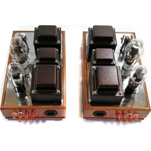 Split 300B amplifier, left and right channel mirror independent, single-ended tube amplifier 9W*2, manual scaffolding