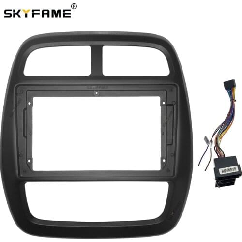 SKYFAME Car Frame Cable Canbus For Renault RENAULT KWID, K-ZE KZE 2017+ Android Big Screen Dask Kit Fascia Frame