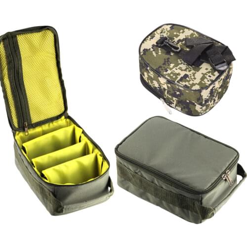 Portable Fishing Bag Multiple Compartments Line Reel Lure Hook Storage Handbag Package Fishing Tackle Bag
