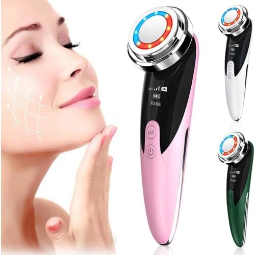 LED Photon EMS Skin Rejuvenation Ultrasonic Radio Mesotherapy Beauty Machine Facial Care Eye Lifting Anti Wrinkle Skin Care Tool