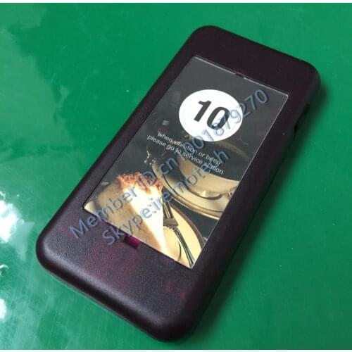 Vibration&Buzzer wireless calling receiver,Queue wireless calling system, match with ZJ-66, self service calling system
