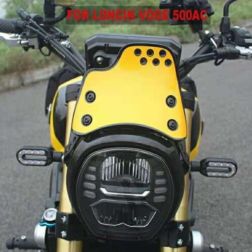VOGE 500AC Motorcycle Windshield Windscreen Protection Shield For LONCIN VOGE 500AC 500 AC