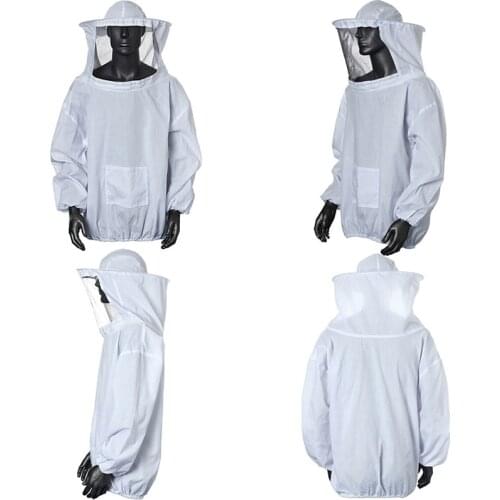 1 Set Protective Beekeeping Suits Cotton Siamese Defend Bee Keeping Suit Fit to M L XL XXL Size Safety Clothing