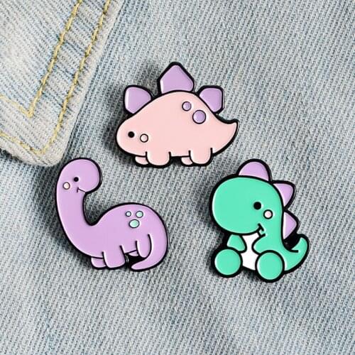Dinosaur Tyrannosaurus Brooch Enamel Pins Custom Pins Badge For Women Men Jewelry Bijoux