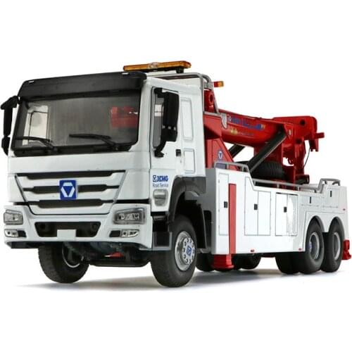 1/35 XCMG QZF10 Road Service Rescue Wrecker Crane Truck Diecast Car Model Toy