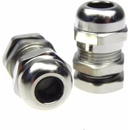 10PCS IP68 Waterproof Metal Cable Gland Connector 4-6mm Cable aluminum cable gland Free Shipping