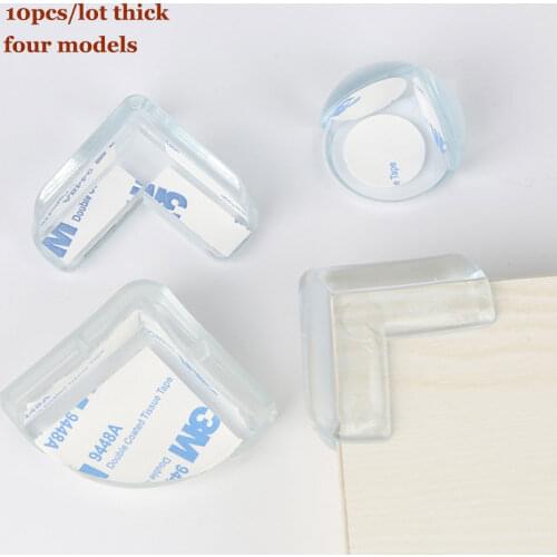 10Pcs/lot Heart Transparent Corner Guard Soft Baby Safe Protector Cabinet Glass Table Desk Corner Guar For Baby Kids Protection