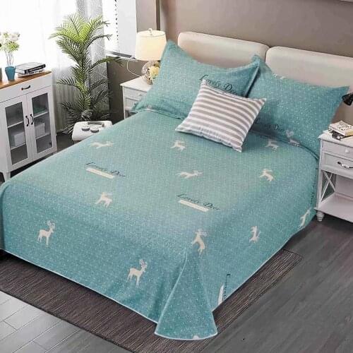2020 Bed Sheet Decor Home Textile Bedding Coverlet Flat Sheet Flower Bed Cover Bed Sheet Soft Warm Bed sheets