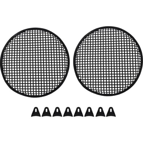 AU05 -Car o Speaker SubWoofer Grille Guard Protector Cover 12 inch 2pcs