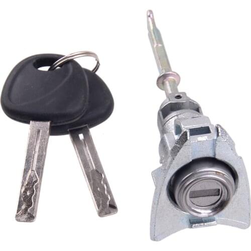 Beler Front Left Door Lock Cylinder With 2 Keys Fit For Hyundai Sonata Hybrid 2011 2012 2013 2014 Car Accessories