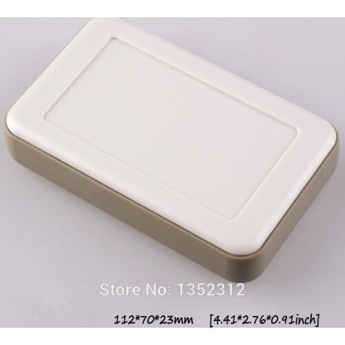 Free shipping 4 pcs/lot 112*70*23mm handheld enclosures for electronics abs plastic box for project electronics diy box