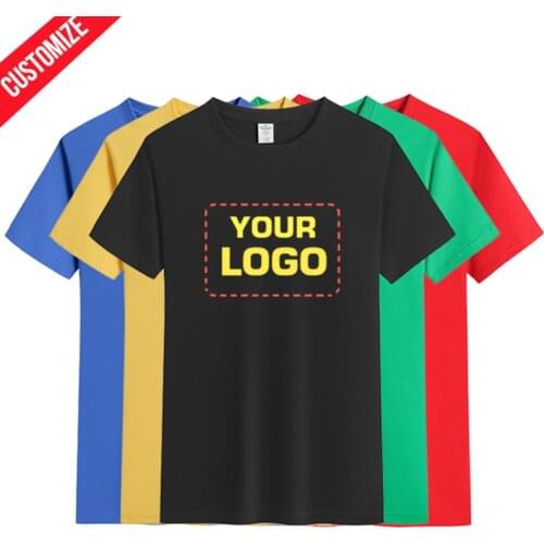 Branded Mens Clothing Cotton Custom Logo Printed Crew Neck T-Shirts With Short Sleeves Unisex Hip Hop Blank t-Shirt Punk