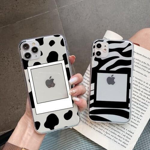 DIY Photo Frame Zebra Cow Heart Case For Xiaomi Redmi Note 8T 9 8 Pro 9s 7 6 5 Plus Mi 10T 10 Lite A3 A1 A2 8 9 SE 9T Back Cover