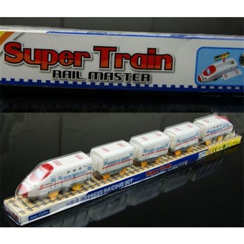 Kids Electric Train Toy Magnetic Track Train Toy Compatible with Track Wooden Track Childrens Educational Track Toy