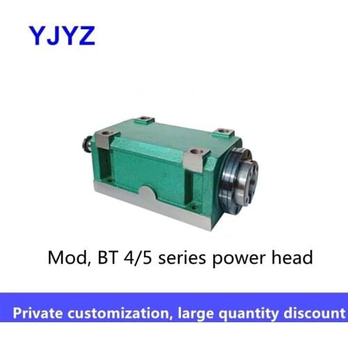 Engraving machine Morse No. 4 bt40/BT50 power head milling machine spindle head boring milling drilling tapping