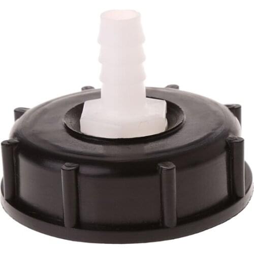 IBC Tote Tank Food Grade Drain Adapter 2.36" Coarse Thread To 12mm Hose Faucet Valve