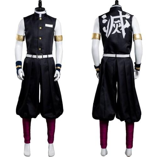 Demon Slayer Season 2 Uzui Tengen Cosplay Costume Outfits Halloween Carnival Suit