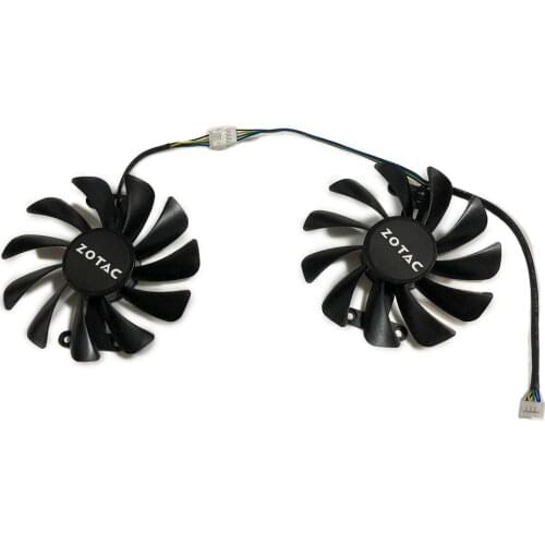 GAA8S2U GeForce GTX 1080 1070 GPU VGA Cooler Alternative Cooling Fan For ZOTAC GTX1080 GTX1070 AMP Edition Cards As Replacement