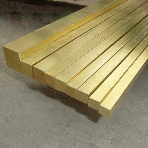 1pcs 215mm length 1/1.5/2/2.5/3/3.5/4/4.5/5/6mm diameter H59 brass square rod thin round bar solid stick brassiness article