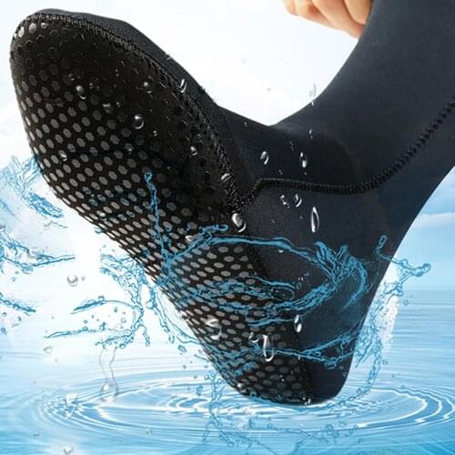 Diving Socks 3mm Neoprene Rubber Non-Slip Prevent Scratches Beach Warm Wetsuit Shoes Snorkel Surfing Socks for Adult