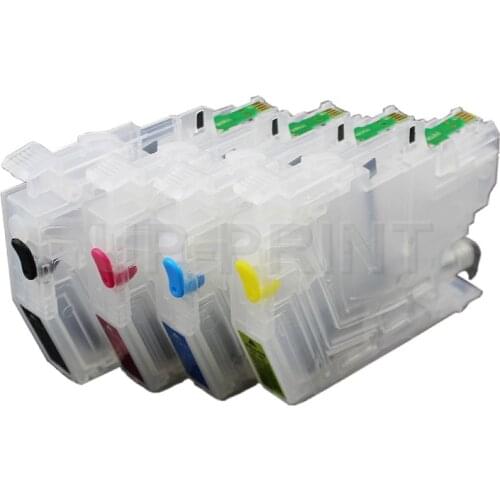 UP 1x LC3011 lc3013 xl refillable ink cartridges compatible for Brother MFC-J491DW MFC-J497DW MFC-J690DW MFC-J895DW printer