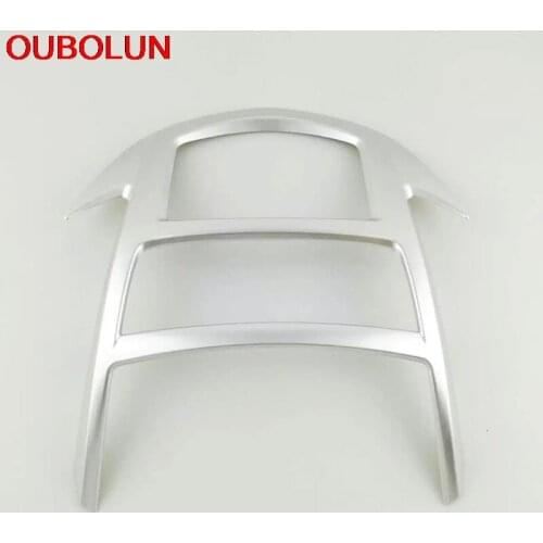 Fit For Chevrolet Trax 2014 2015 ABS Chrome New Interior Dash Center Console Trim Bezel Panel Radio Face Frame Stiker Trim