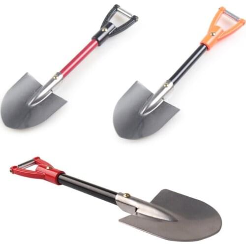 RCTOYFUN 2pcs Simulation Metal Toy Shovels Accessories For 1/10 RC Crawler Car Axial SCX10 Traxxas TRX4 D90 D110 TF2 Tamiya CC01