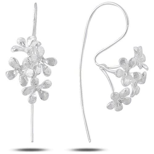 KUTAYDAN Sterling Daisy Earrings 925 Sterling Silver