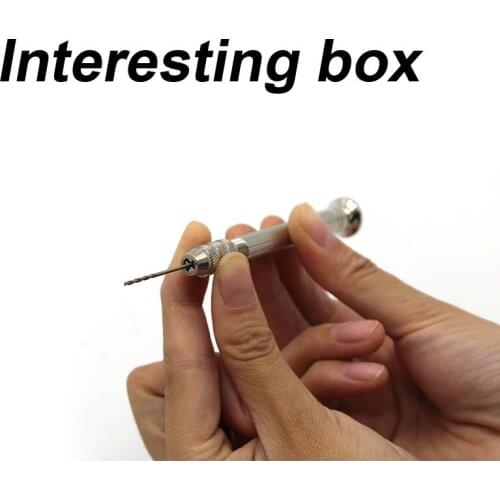 Nail type manual drilling drill wood olive model drilling hand drill wenwan hand drill bit DIY drilling chuck