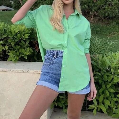 Зеленые блузки UETEEY China At AliExpress