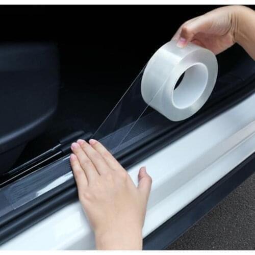 Hot Car Door Sill Scratchproof Stickers Protector Nano Tape for Lexus RX300 RX330 RX350 IS250 LX570 is200 is300 ls400 CT DS LX