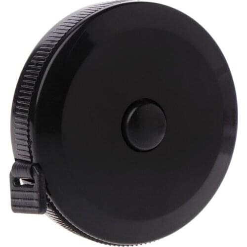 1.5m/60inch Black Tape Measures Dual Sided Retractable Tools Automatic ABS Flexible Mini Sewing Measuring Tape