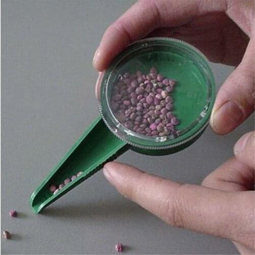 1pc Plant Seed Sower 5 File Adjustable Planter Hand Held Flower Grass Plant Seeder Garden Supplies Seeding Dispenser Tools Acce