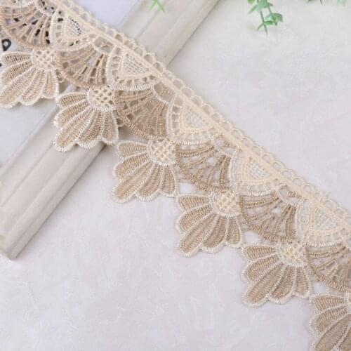 13Yards Lace Ribbon Curtain Lamp Sofa Pillow Edge Tapestry Braid Lace Trim Fringe 9cm wide DIY Accessories For Sewing