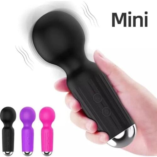 2020 New Model Mini 20 AV Vibrator Model Fidget Toy Wand Clitoris Stimulator Penis Adult Sex Toy for Couple G Spot Massage