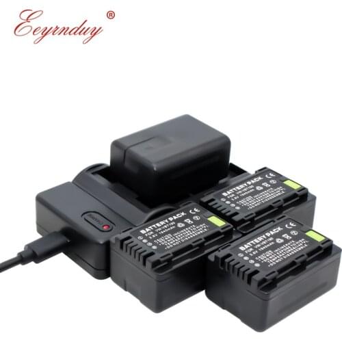 VW-VBT190 VW VBT190 (4pcs battery + 1x Charger) for Panasonic HC-V110 HC-V130 HC-V160 HC-V180 HC-V201 HC-V210
