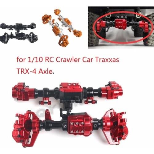 TRX4 Aluminum Front and Rear Portal Axle Housing for 1/10 RC Crawler Car Traxxas TRX-4 Axles Upgrade Parts