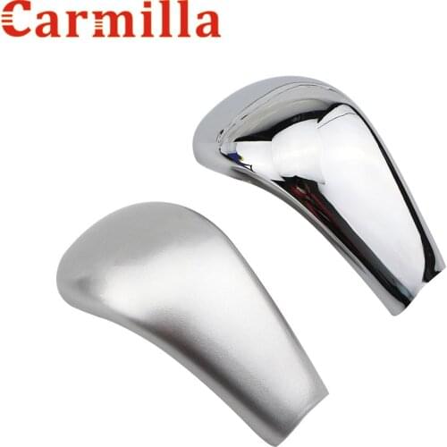 Carmilla Car Gear Head Shift Knob Cover Handball Trim Stickers for Nissan X-trail T32 Rogue Qashqai J11 2014 - 2018 Accessories