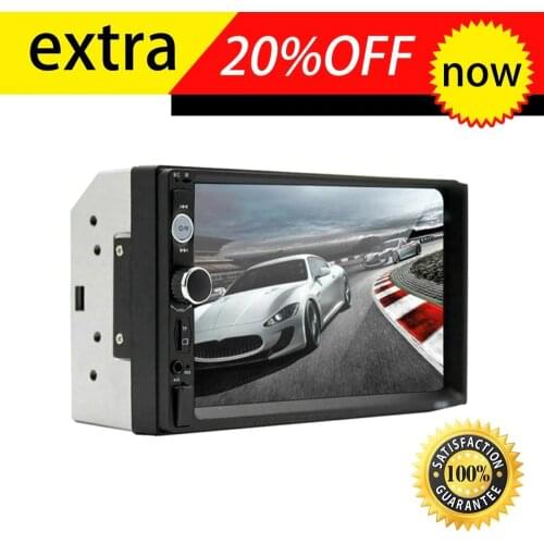 2019 New 7010B 7 Inch DOUBLE 2DIN Car MP5 Player BT Touch Screen Stereo Radio HD Multimedia player Support same screen