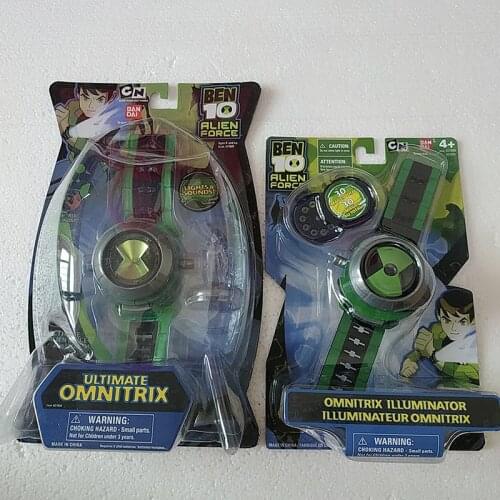 BEN10 Omnitrix Watch The Style Of The Ultimate Toy Watch Japanese Projector Watch DAI Genuine Watch Toy Christmas Gift For Kids
