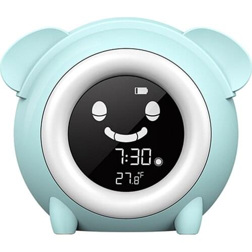 Kids Clock Sleep Trainer Digital Alarm Clock Indoor Temperature Nap Timer