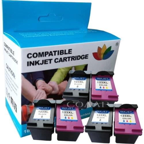 Compatible hp123 Refilled ink cartridge for hp 123 XL Deskjet 1110 2130 2132 3630 3632 3638 ENVY 4513 4520 4521 4522 Printer