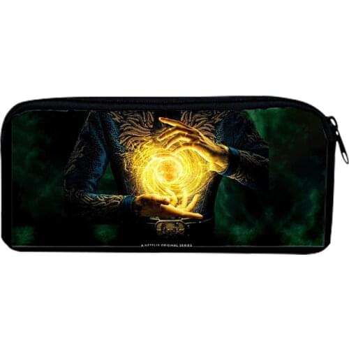 Shadow and Bone Oxford Cloth Pencil Case Office Student Pencilcase Cute Canvas Pencil Bag School Supplies