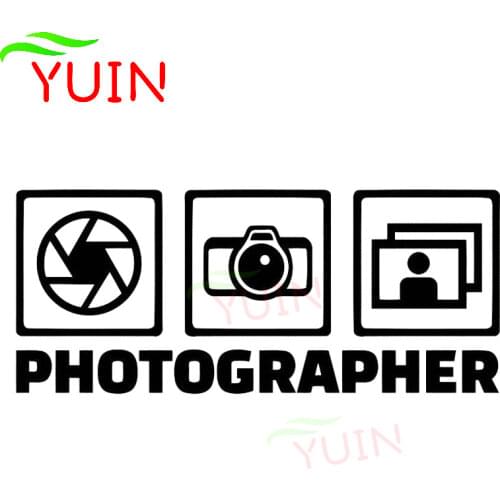 Creative Photo Studio Camera Pattern Car Sticker Fashion PVC Cars Accessories Body Window Decoration Sunscreen Waterproof Decal