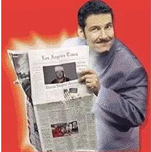 Better Newspaper Tear Magic Tricks Torn and Restored Newspaper Magician Stage Illusions Gimmicks Props Comedy Magie Funny Toys