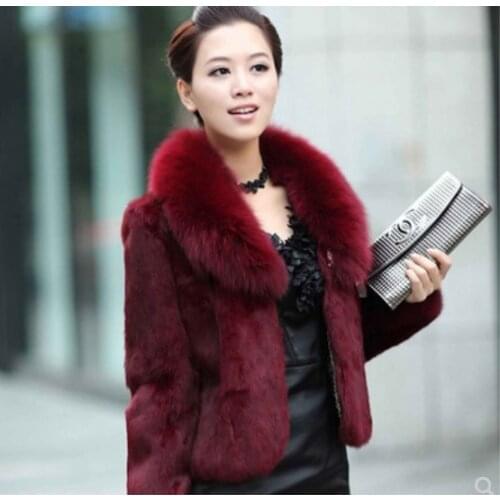 MAXAKG Black Fur Coats China