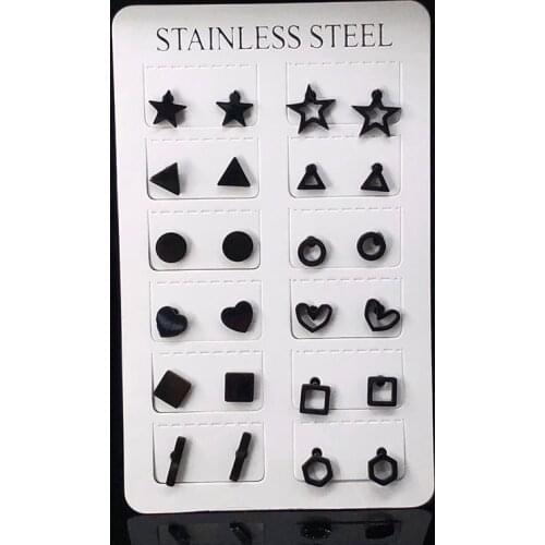Fashion Statement Earrings 2020 Geometric Round Earrings For Women Stainless Steel Earrings Stud Earrings Modern Female Jewelry